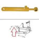 AH163865 DEERE 550H 550J 650H 650J DOZER Lift Cylinder