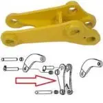 AT324138 John Deere 310SE 310SG 410E 410G Backhoe Bucket H-Link