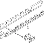 Case 1150B 1150C Dozer Rockguard Set