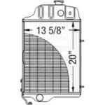 AL25255 Radiator NEW, NON-OEM.