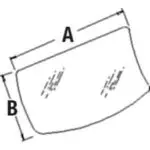 AT214097 John Deere Windshield Lower