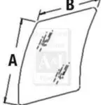 AT214113 John Deere Windshield Upper