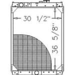 RE47602 Radiator NEW, NON-OEM.