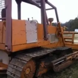 SALVAGE CASE 1150D DOZER FOR PARTS GULF SOUTH EQUIPMENT SALES BATON ROUGE LOUISIANA
