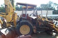 SALVAGE FORD 555C BACKHOE FOR PARTS GULF SOUTH EQUIPMENT SALES BATON ROUGE LOUISIANA