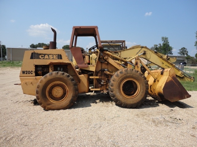 SALVAGE CASE W20C WHEEL LOADER FOR PARTS GULF SOUTH EQUIPMENT SALES BATON ROUGE LOUISIANA