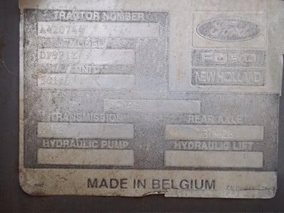 SALVAGE FORD 655D BACKHOE TAG FOR PARTS GULF SOUTH EQUIPMENT SALES BATON ROUGE LOUISIANA