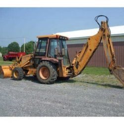 SALVAGE CASE 590SL BACKHOE FOR PARTS GULF SOUTH EQUIPMENT SALES BATON ROUGE LOUISIANA