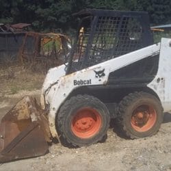 SALVAGE BOBCAT 753 SKID STEER FOR PARTS GULF SOUTH EQUIPMENT SALES BATON ROUGE LOUISIANA