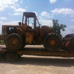 SALVAGE CATERPILLAR 950 WHEEL LOADER FOR PARTS GULF SOUTH EQUIPMENT SALES BATON ROUGE LOUISIANA