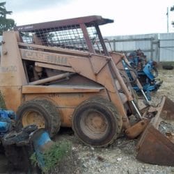 SALVAGE CASE 1845C SKID STEER FOR PARTS GULF SOUTH EQUIPMENT SALES BATON ROUGE LOUISIANA