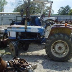 SALVAGE FORD NEW HOLLAND 2110 TRACTOR FOR PARTS GULF SOUTH EQUIPMENT SALES BATON ROUGE LOUISIANA