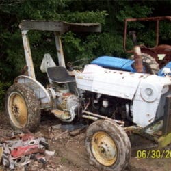 SALVAGE FORD 3600 TRACTOR FOR PARTS GULF SOUTH EQUIPMENT SALES BATON ROUGE LOUISIANA