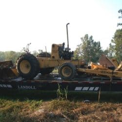 SALVAGE FORD 655E BACKHOE FOR PARTS GULF SOUTH EQUIPMENT SALES BATON ROUGE LOUISIANA