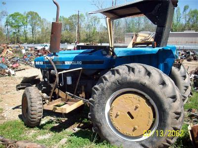 SALVAGE FORD 6610S TRACTOR FOR PARTS GULF SOUTH EQUIPMENT SALES BATON ROUGE LOUISIANA