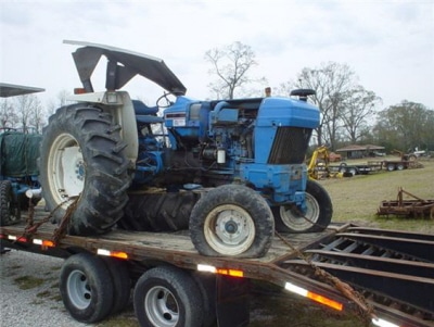 SALVAGE FORD 6610S TRACTOR FOR PARTS GULF SOUTH EQUIPMENT SALES BATON ROUGE LOUISIANA