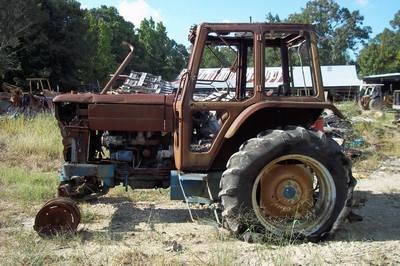 SALVAGE FORD 7710 TRACTOR FOR PARTS GULF SOUTH EQUIPMENT SALES BATON ROUGE LOUISIANA