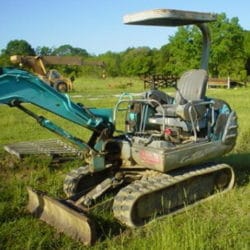 SALVAGE KOBELCO SK025 EXCAVATOR FOR PARTS GULF SOUTH EQUIPMENT SALES BATON ROUGE LOUISIANA