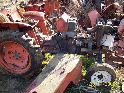 SALVAGE KUBOTA L175 TRACTOR FOR PARTS GULF SOUTH EQUIPMENT SALES BATON ROUGE LOUISIANA