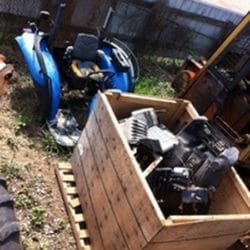 SALVAGE FORD NEW HOLLAND TN75D TRACTOR FOR PARTS GULF SOUTH EQUIPMENT SALES BATON ROUGE LOUISIANA
