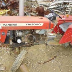 SALVAGE YANMAR YM2000 TRACTOR FOR PARTS GULF SOUTH EQUIPMENT SALES BATON ROUGE LOUISIANA