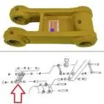 20X-70-00220-230 KOMATSU PC60 PC75 PC75UU MINI EXCAVATOR H-LINK