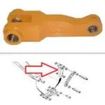 242561A1 CASE 580L 580SL 580SM BACKHOE BUCKET Y-LINK