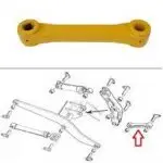 AT102753 DEERE LOADER LINK BUCKET TO BELLCRANK 644E NEW NON-OEM