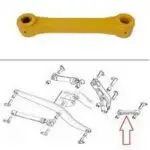 AT149437 DEERE 644E 644G LOADER LINK NEW NON-OEM