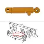 G101228 CASE DOZER BLADE TILT CYLINDER ASSEMBLY 450 450B 450C 550