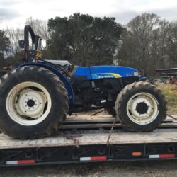 SALVAGE FORD TT75A TRACTOR FOR PARTS GULF SOUTH EQUIPMENT SALES BATON ROUGE LOUISIANA