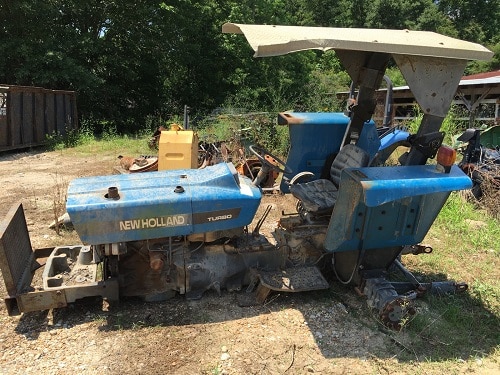 SALVAGE FORD 4630 TRACTOR FOR PARTS GULF SOUTH EQUIPMENT SALES BATON ROUGE LOUISIANA