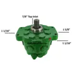 AR101807 JOHN DEERE HYDRAULIC PUMP. NEW, NON-OEM.