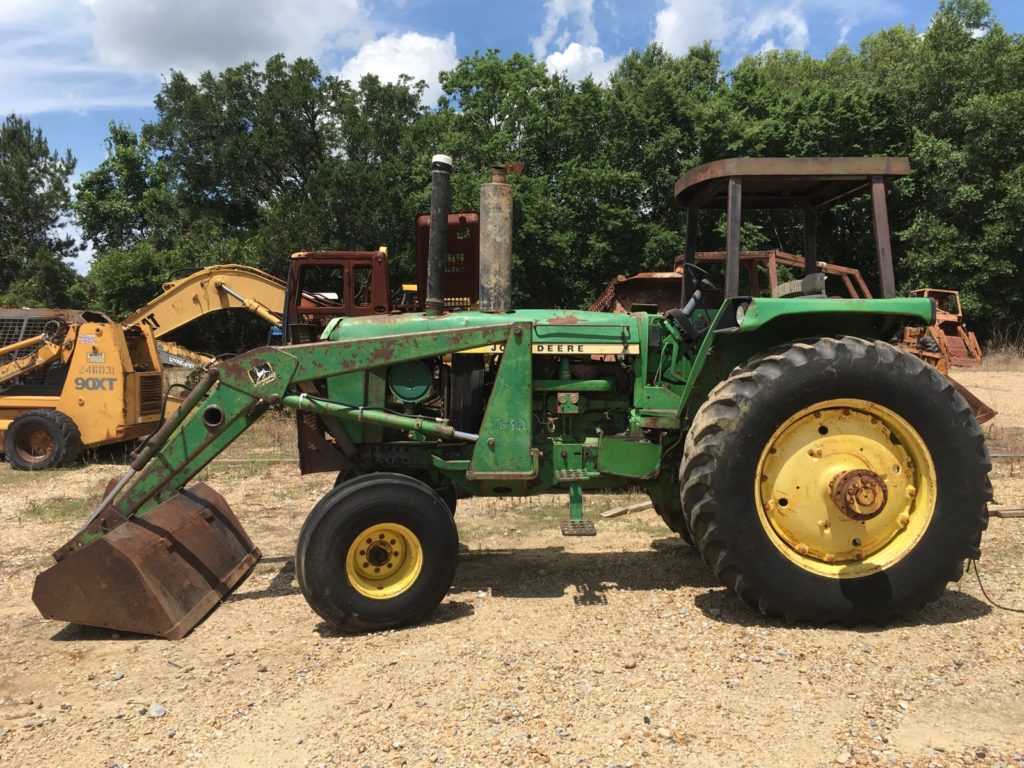 SALVAGE JOHN DEERE 4430 tractor FOR PARTS GULF SOUTH EQUIPMENT SALES BATON ROUGE LOUISIANA