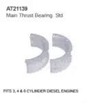 AT21139 JOHN DEERE MAIN THRUST BEARING - STANDARD. NEW, NON-OEM.