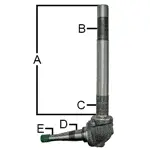 E0NN3105AA FORD SPINDLE, R/H