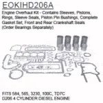 EOKIHD206A CASE/IH ENGINE OVERHAUL KIT