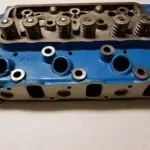 rebuilt ford 1910 cylinder head loaded with valves