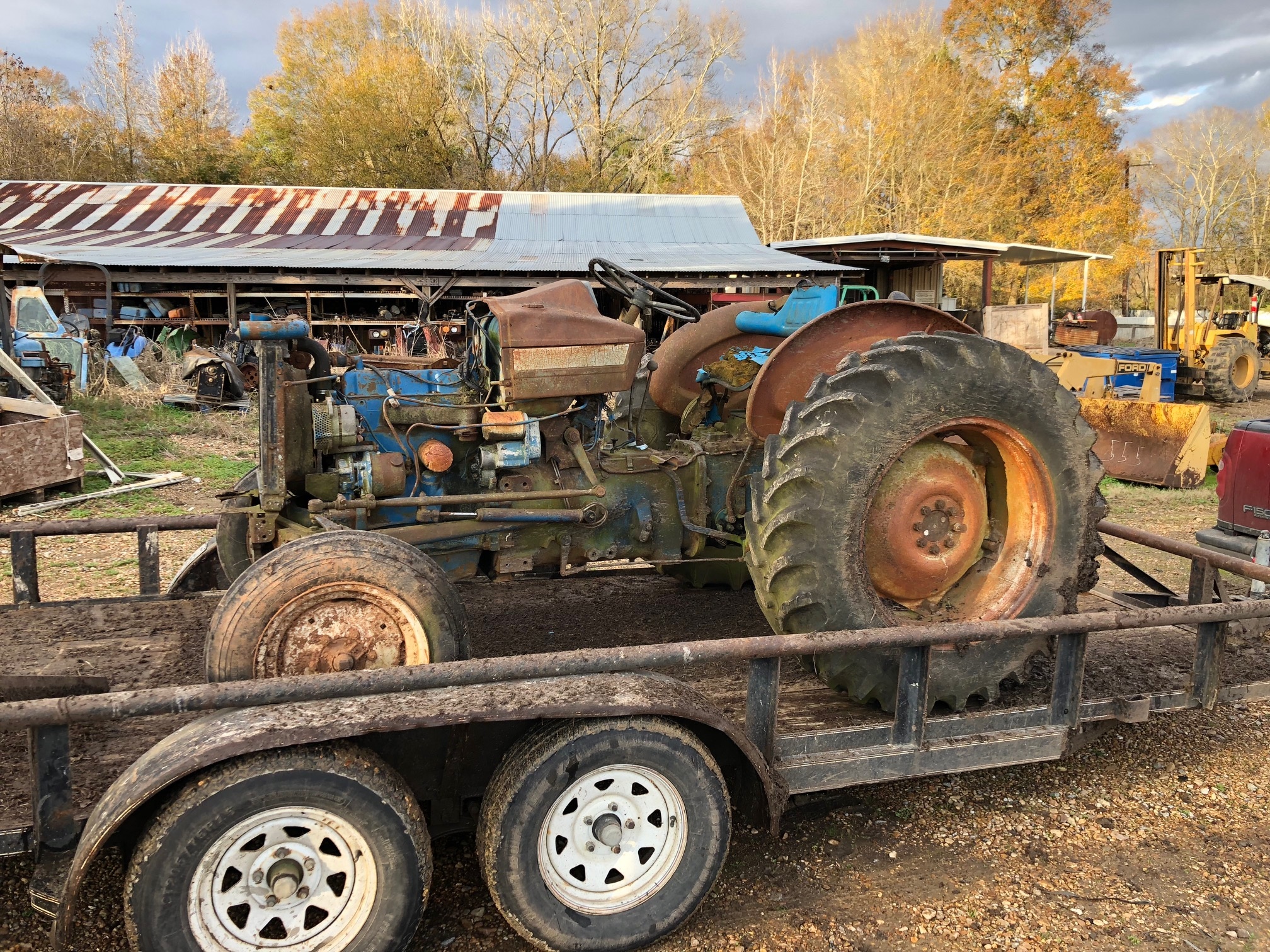 Ford 3600 Tractor in for Parts