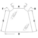 F44623 CASE / IH GLASS WINDSHIELD