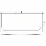 4651654 JOHN DEERE LOWER FRONT WINDSHIELD