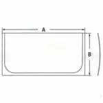 4664383 JOHN DEERE LOWER WINDSHIELD, GLASS NEW NON-OEM