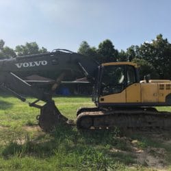 salvage volvo ec210cl excavator for parts gulf south equipment sales baton rouge louisiana
