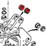 191017A1 CASE BUSHING SWING TOWER TO LOWER BOOM CYLINDER 580SL 580SM