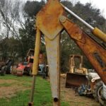 D9NNC536AA 555 555A/B SERIES BACKHOE DIPPER, USED TO PULL AND CHECK FOR 14' HOE