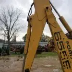 85801333 555E SERIES FORD BACKHOE DIPPER ARM, STANDARD DIPPER GOOD USED TO PULL AND CHECK