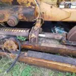 USED CASE 1150D CRAWLER TRACK ADJUSTER ASSEMBLY, LESS IDLER