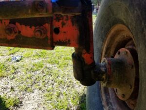 USED CASE/I.H. 1370 RIGHT HAND 2WD FRONT AXLE KNEE