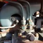 USED KUBOTA L185 EXHAUST MANIFOLD
