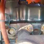 USED KUBOTA L185 CYLINDER HEAD, WITH VALVES
